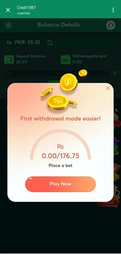 CRASH7 BET GAME